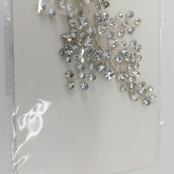 Wedding Headband Rhinestones Headpiece Ballet Love Bride Hair - Picture 6 of 12